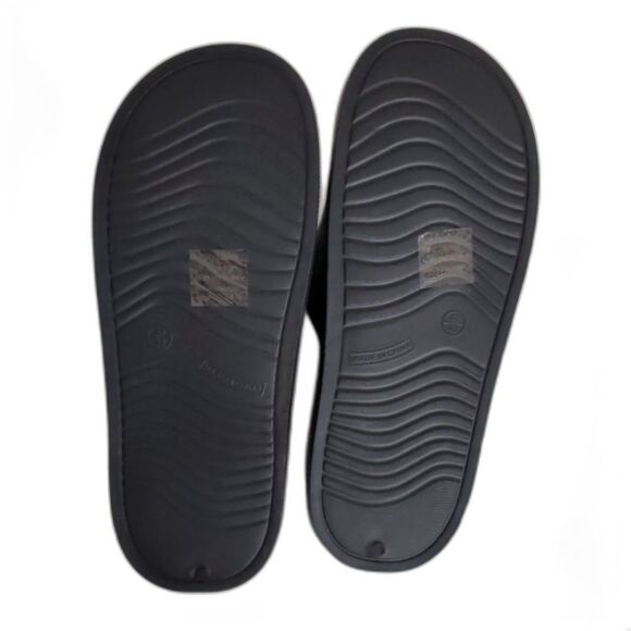 NEW Women's Comfortview Black Slip On Summer Beach Slide Sandals , Size 11W - Picture 6 of 6